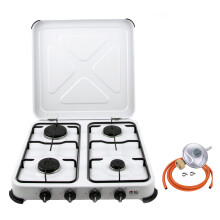 (Butane 28mbar Screw-on) Portable Gas Stove 4 Burner Hob Outdoor NJ-04