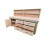 (7ft, With Back Panel) Wooden Workbench Eucalyptus Top Tool Cabinet Double Shelf with Lockable Cupboard 6