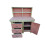(6ft, With Back Panel) Wooden Workbench Eucalyptus Top Tool Cabinet Double Shelf with Lockable Cupboard 6