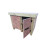 (6ft, Without Back Panel) Wooden Workbench Eucalyptus Top Tool Cabinet Double Shelf with Lockable Cupboard 6