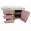 (5ft, Without Back Panel) Wooden Workbench Eucalyptus Top Tool Cabinet Double Shelf with Lockable Cupboard 7