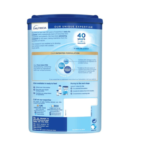 Aptamil Aptamil 1 First Infant Milk From Birth Breastmilk Substitute - 800g 1