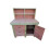 (5ft, With Back Panel) Wooden Workbench Eucalyptus Top Tool Cabinet with Lockable Cupboard Work Table 5