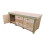 (8ft, Without Back Panel) Wooden Workbench Eucalyptus Top Tool Cabinet with Lockable Cupboard Work Table 6