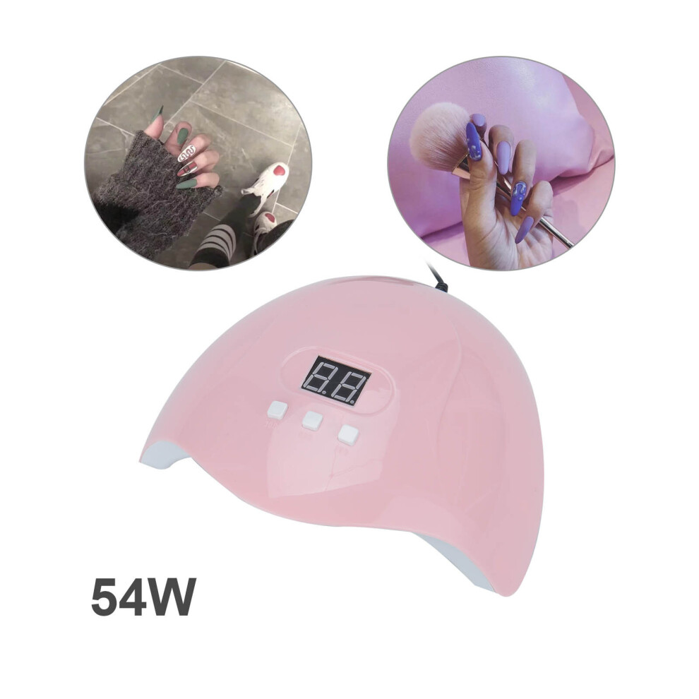 Light 54W Led Nail Dryer Nail Polish Dryer Lamp Gel Acrylic Curing