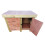 (4ft, Without Back Panel) Wooden Workbench Eucalyptus Top Tool Cabinet with Lockable Cupboard Work Table 4