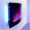 TruFlame 7 colour Side LEDs Wall Mounted Arched Glass Electric Fire with Pebbles 5