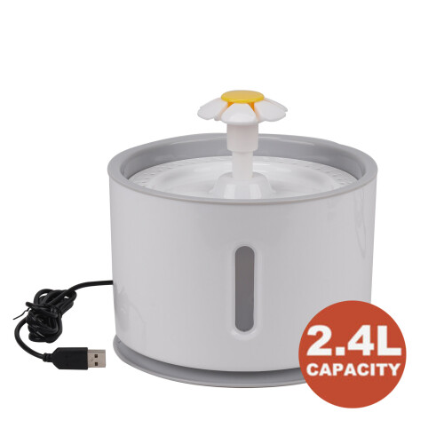 (Gray) Electric Dispenser Pet Drinking