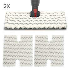 2-Pack Replacement Shark Steam Mop Pads S6001/S6003, 35x35 cm, Reusable Microfiber, Dual-Sided, Machine Washable, Safe on All Floors