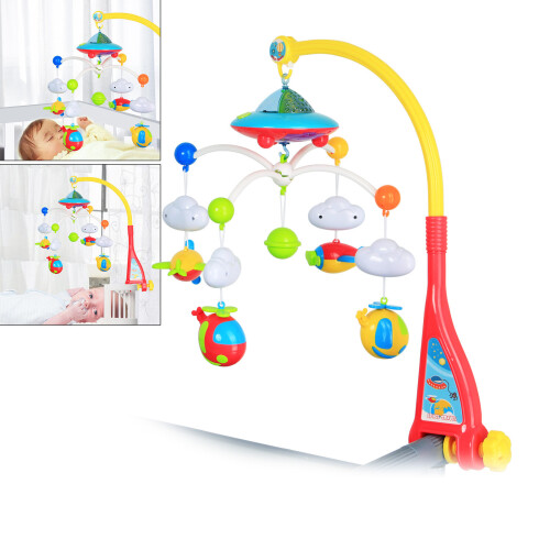 Baby Musical Bed Cot Mobile Soft Musical Dreams Projection Lullaby