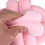 (Pink) Creative Ball Soft Concise Knot Cushion 6