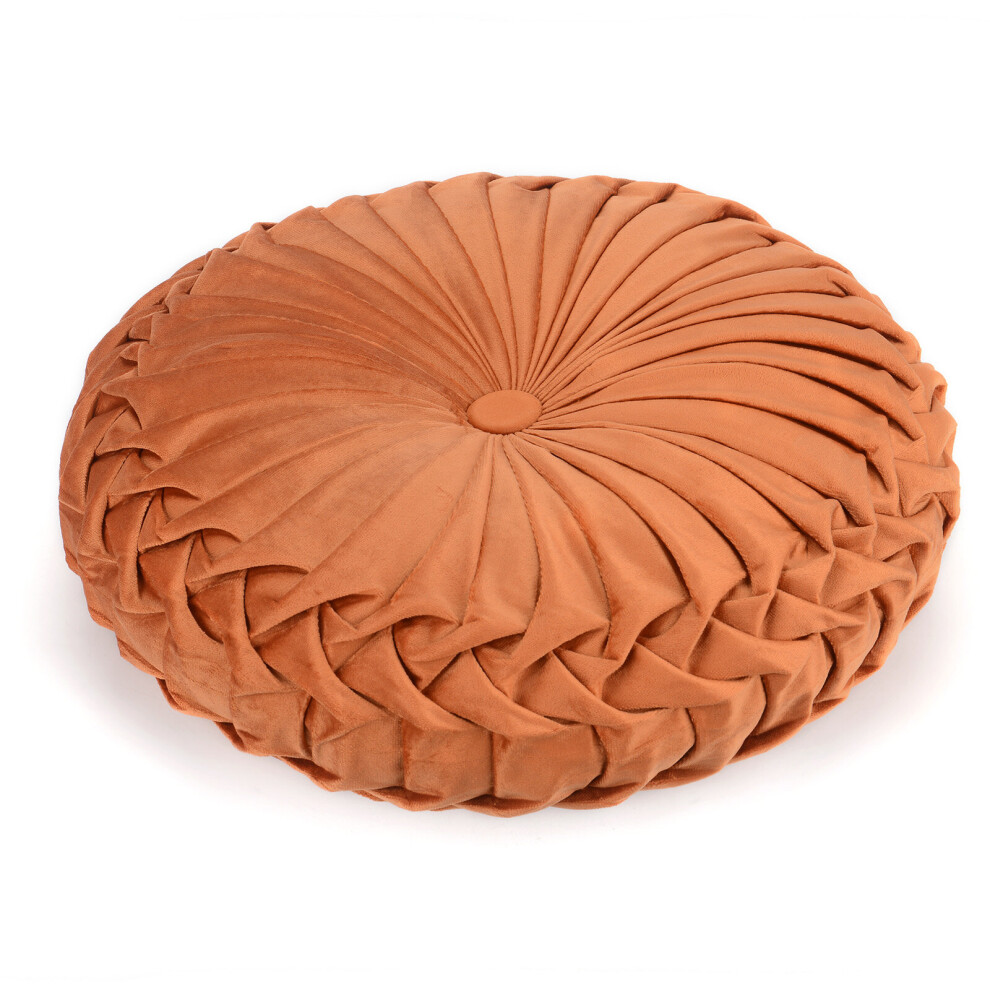 (Orange) Colourful Round Seat Cushions Home