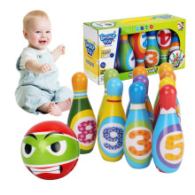 12-Piece Foam Bowling Set for Kids - Soft, Safe Indoor/Outdoor Skittles with 1-10 Numbers for Early Math & Family Fun