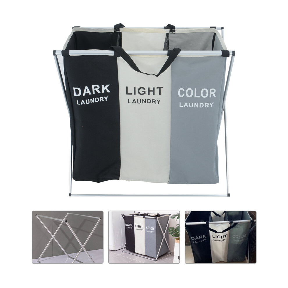 Laundry Clothes Basket Wash Hamper Bin Aluminium  Storage Bag