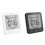 (Black) Bathroom Waterproof Digital Clock Timer Alarm 3