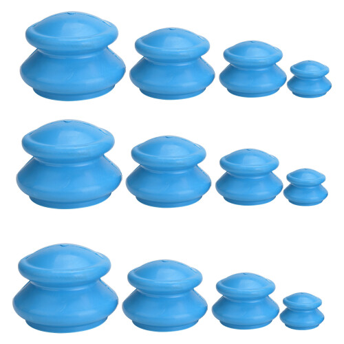 4Pcs Cupping Therapy Acupuncture Rubber Cupping Vacuum Massagers 1