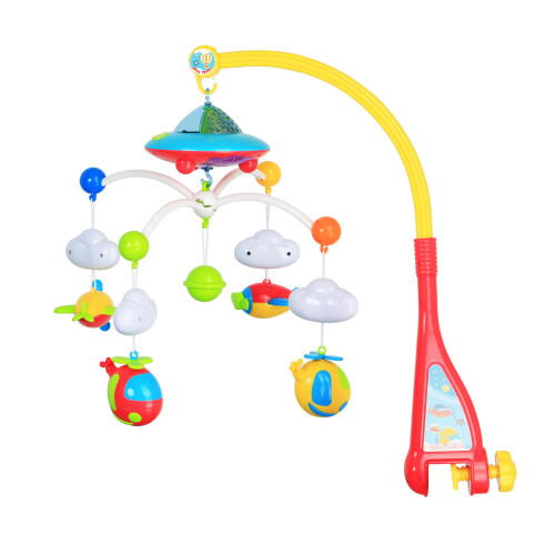 Musical Bed Cot Mobile Soft Musical Stars Dreams Projection Lullaby