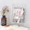 (White ) Magazine Rack Letter Newspaper Basket Wall Shelf Storage 1