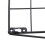 (Black ) Magazine Rack Letter Newspaper Basket Wall Shelf Storage 4