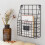(Black ) Magazine Rack Letter Newspaper Basket Wall Shelf Storage 1