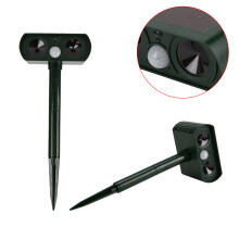 Solar Battery Repellent Scarer Fox Cat Repeller Ultrasonic Deterrent