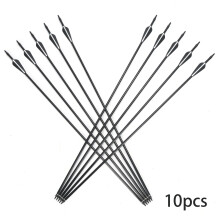 Fibreglass Carbon Arrows Grade Archery Arrow With Screw Tip Broadhead