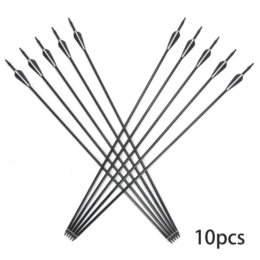 Fibreglass Carbon Arrows Grade Archery Arrow With Screw Tip Broadhead