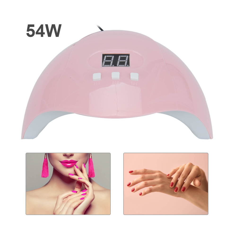 LED Nail Dryer Nail Polish Dryer Lamp Gel Acrylic Curing Light 54W