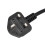 1.9M Pop Up Socket Aluminum alloy 3 Socket 2 USB Safety Switch 10