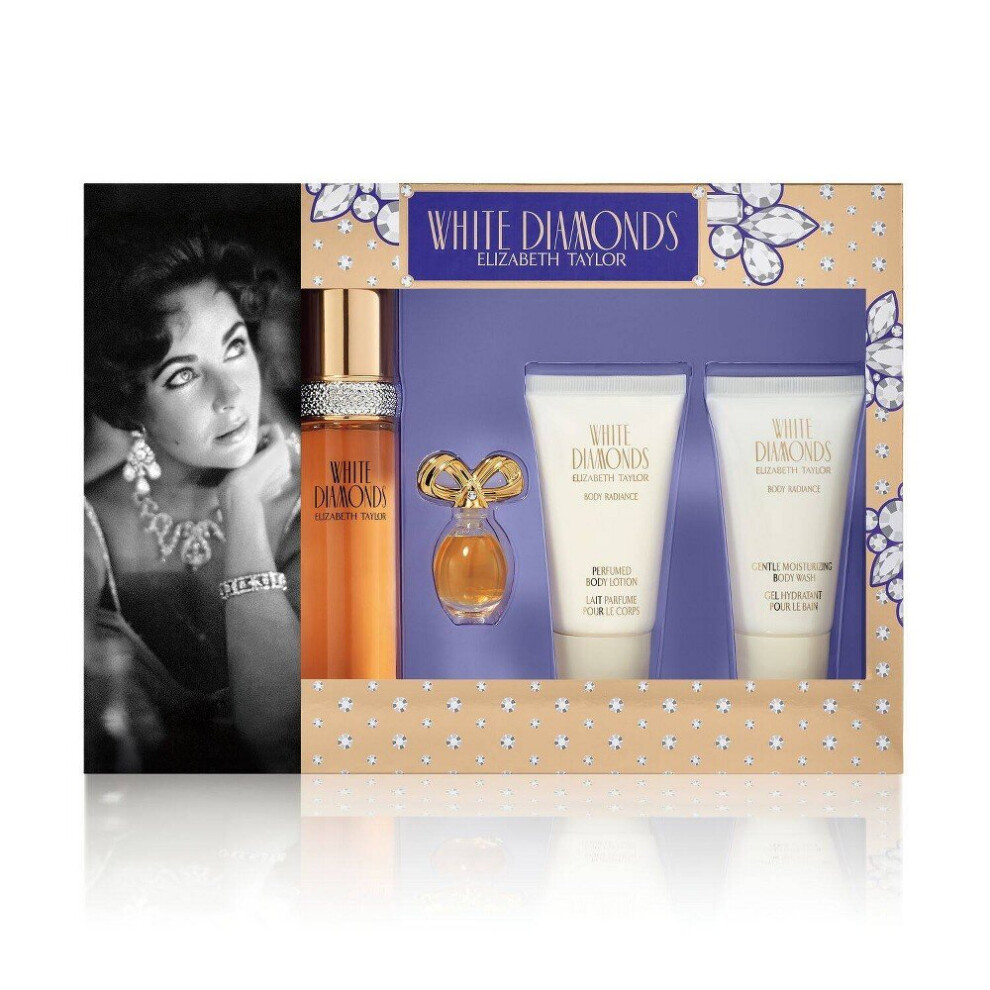 Elizabeth Taylor White Diamonds Eau de Toilette Spray 50ml Gift Set