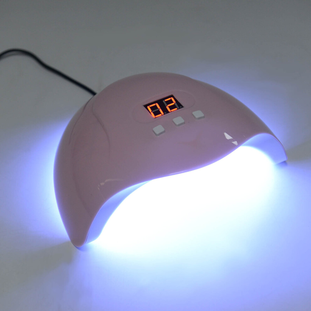 Light Led Nail Dryer Nail Polish Dryer Lamp Gel Acrylic Curing 54W