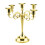 (Golden) Metal Candle Holder Candelabra Décor Table 1
