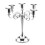 (Silvery) Metal Candle Holder Candelabra Décor Table 1