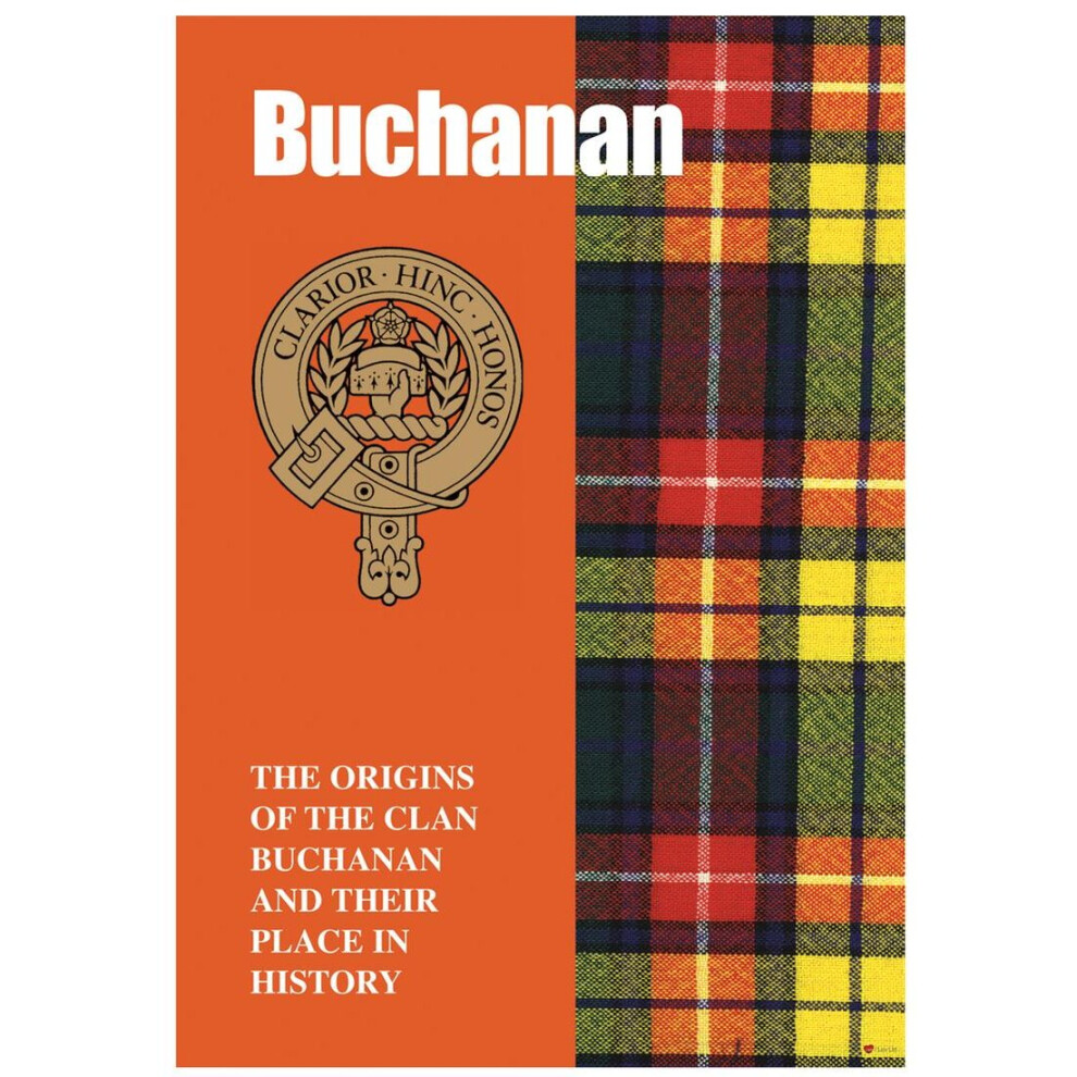 I Luv Ltd Buchanan Ancestry Scottish Origins Of The Clan History Booklet, Scottish Gift