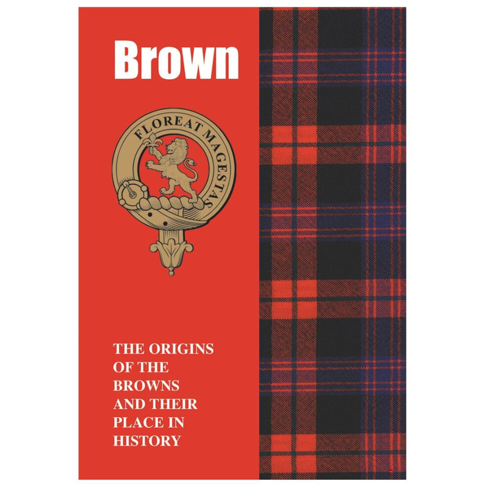 I Luv Ltd Ancestry Scottish Origins Of The Clan History Booklet, Scottish Gift Brown