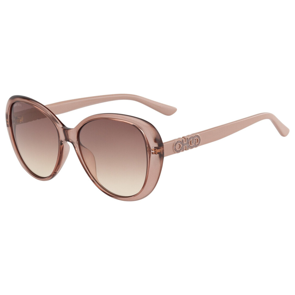 Jimmy Choo Amira/G/S FWM/HA Nude/Brown Gradient Sunglasses