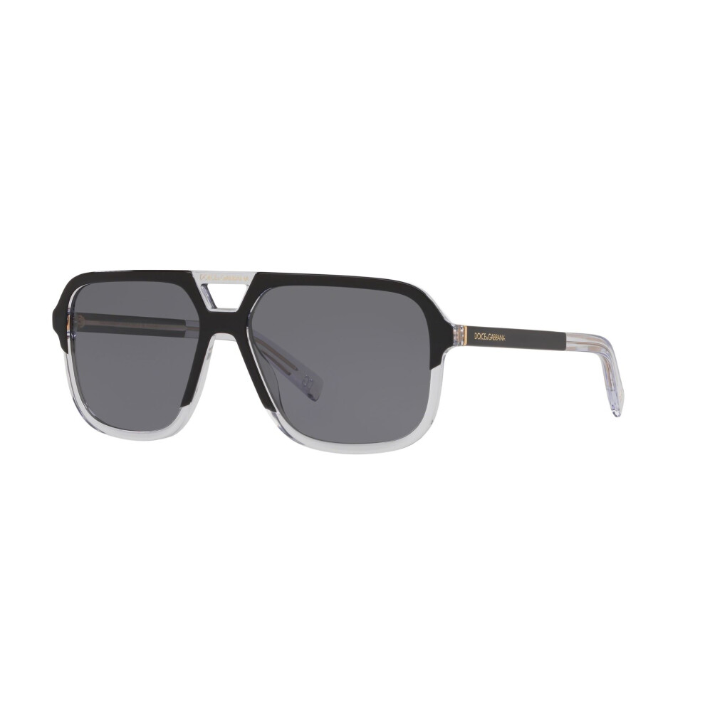 Dolce&Gabbana DG4354 501/81 Matte Black/Polarised Grey Sunglasses