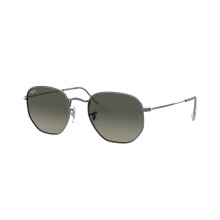Ray-Ban Hexagonal RB3548N 004/71 Gunmetal/Grey Gradient Dark Grey Sunglasses