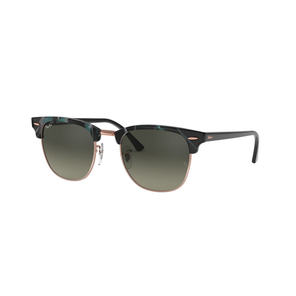 Ray-Ban Sunglasses Clubmaster Fleck - Grey Green Frame Grey Lenses 51-21, RB3016 - Image 2