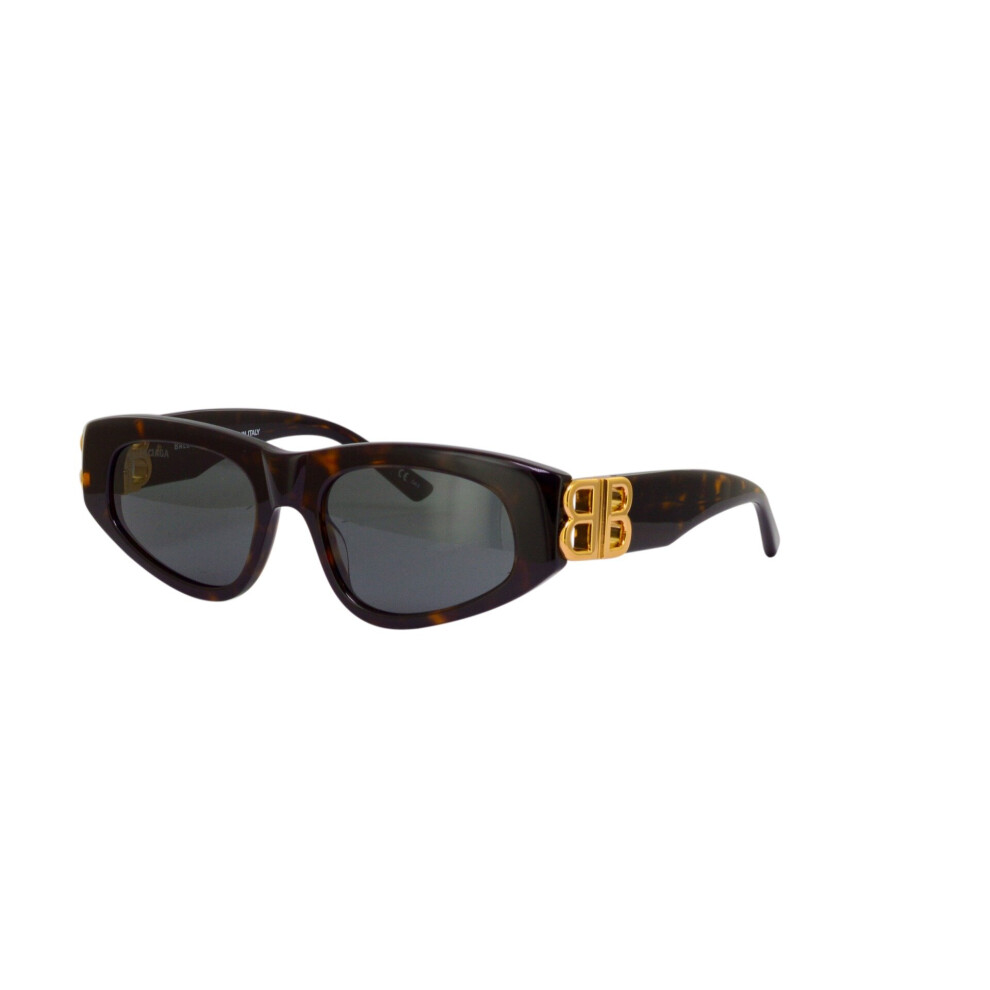 Balenciaga Bb0095s 002 Havana/ Sunglasses Green