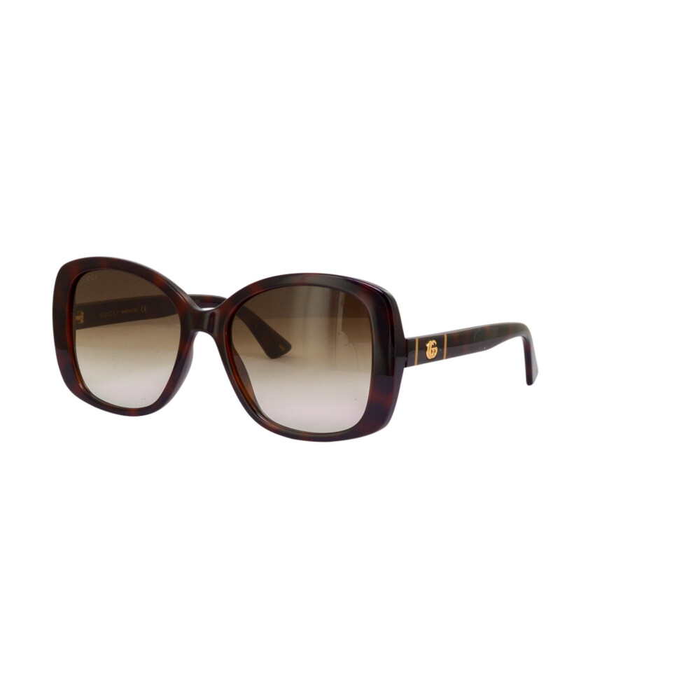 Gucci Gg0762s 002 Havana/ Gradient Sunglasses Brown