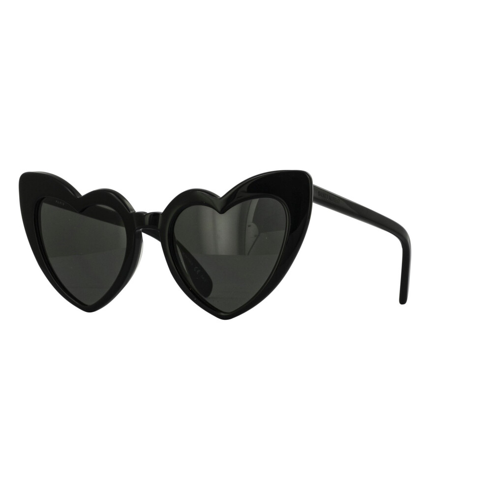 Saint Laurent Women's Grey Woman Sl 181 Loulou 001 Sunglasses Plastic Black Geometric Normal - Image 4