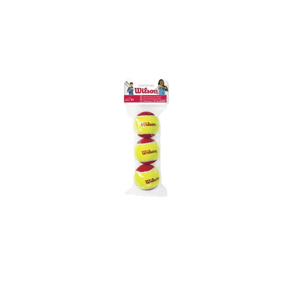 Wilson Starter Red Mini Tennis Balls 3 Pack