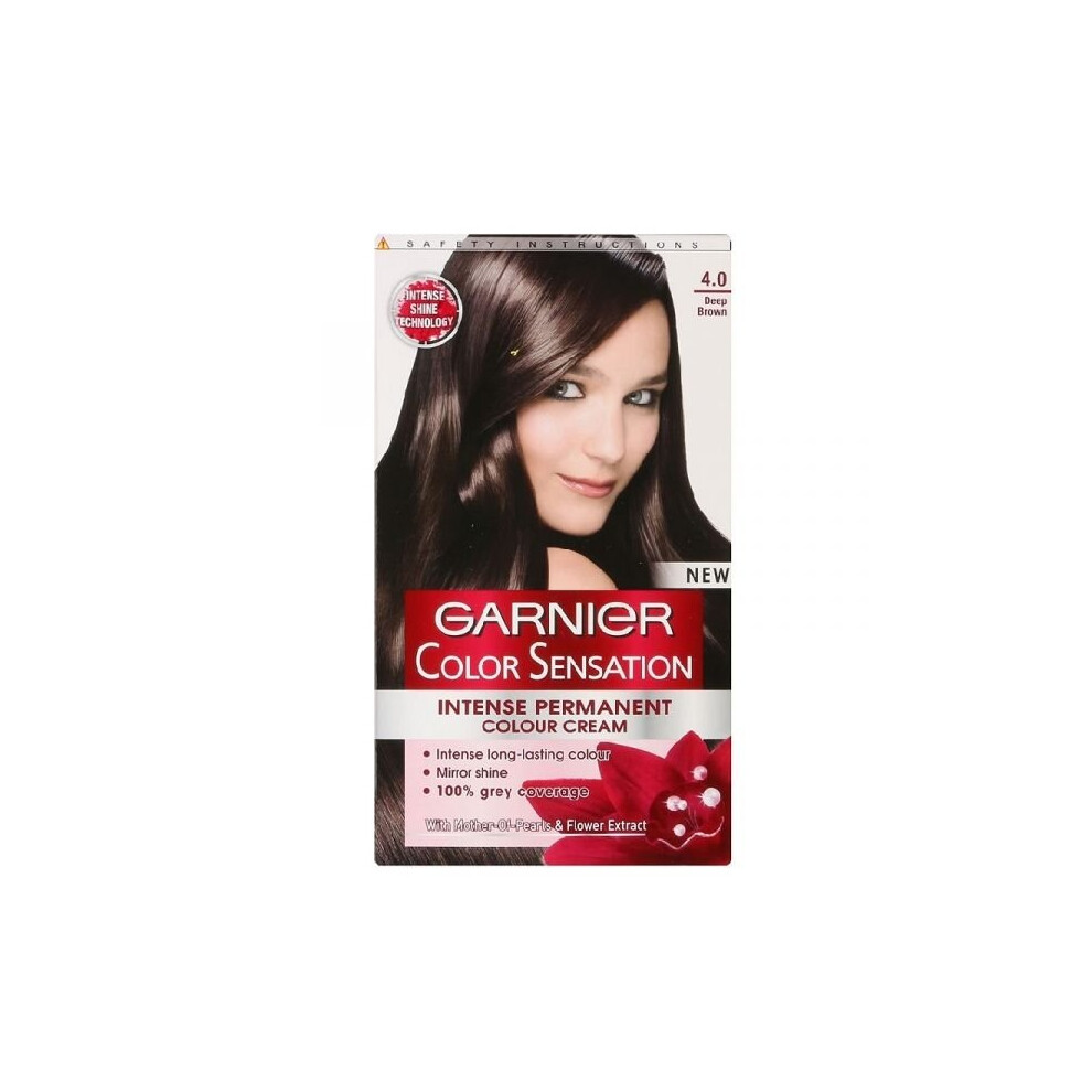 Garnier Color Sensation 4.0 Deep Brown Permanent Hair Dye