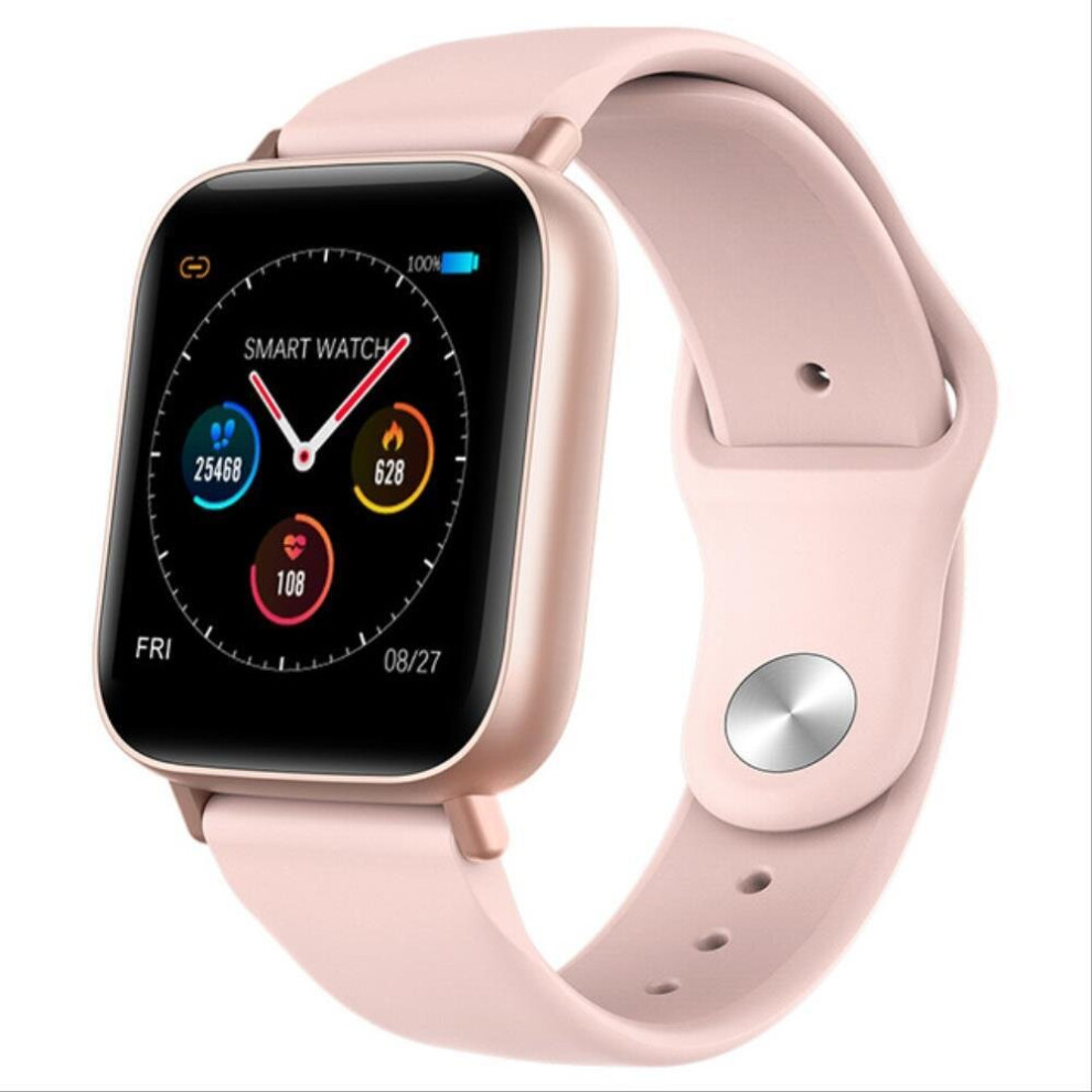 1.3 Inch Smart Watch Fitness Trackers Heart Rate Monitor Ip67 Pink 7371875208369
