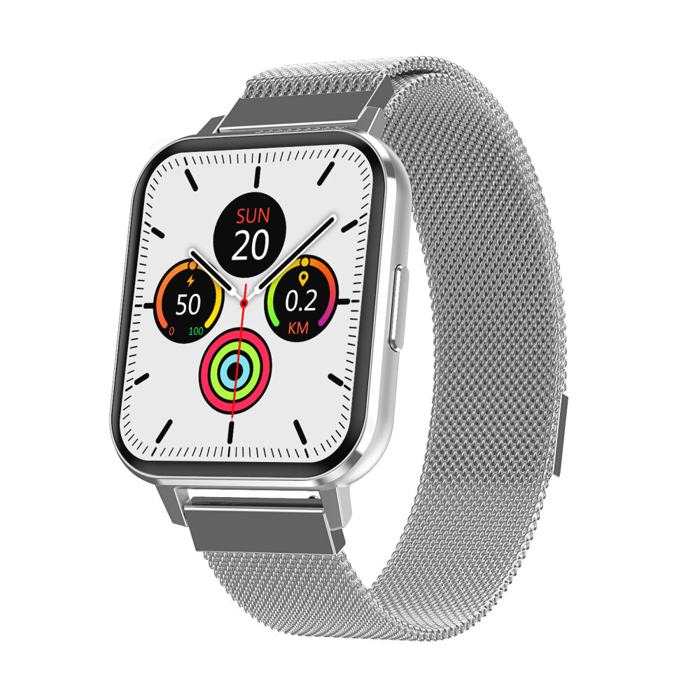 Smart Watch Bluetooth Connection Multi-Mode Sports Selection Ip68 Silver 7371875208581