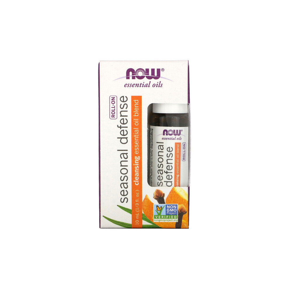 Now Foods, Essential Oils, Seasonal Defense Roll-On, 10ml
