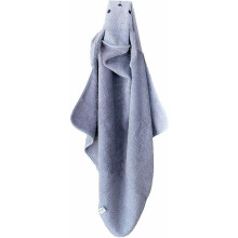 (Grey) Imperium11 100% Cotton Hooded Bunny Rabbit Unisex Baby Kids Children Towel Wrap