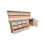 (8ft, With Back Panel) Wooden Workbench Eucalyptus Top Tool Cabinet with Lockable Cupboard Work Table 5