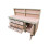 (8ft, With Back Panel) Wooden Workbench Eucalyptus Top Tool Cabinet with Lockable Cupboard Work Table 6
